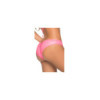 Tanga rose wetlook froncé sur les fesses 